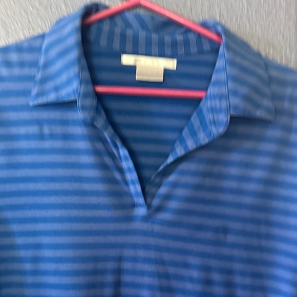 Nike Blue Striped Women's Top - Picture 3 of 4